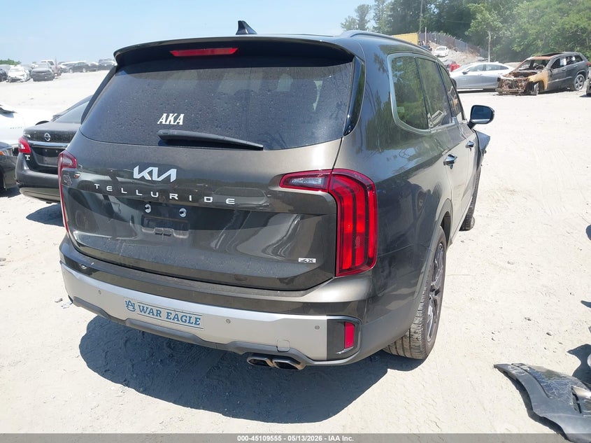 2023 Kia Telluride VIN 5XYP6DGCXPG348882 IAAI salvage auction — FRONT END, Salvage (Georgia), sold $7,100 on 2026-07-21 (photo 4)