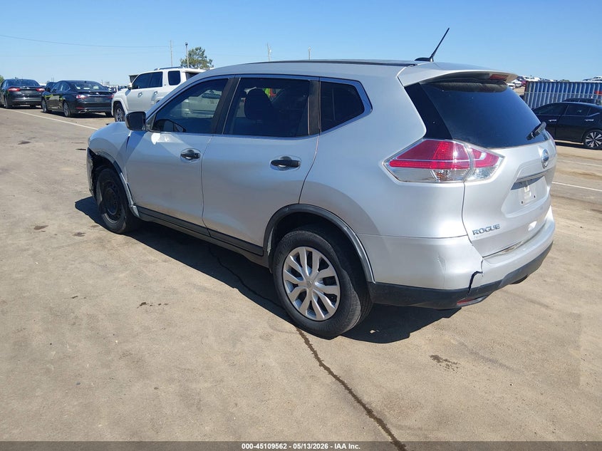 2016 Nissan Rogue VIN JN8AT2MT4GW007704 IAAI salvage auction — LEFT FRONT, Salvage (Mississippi), sold $1,500 on 2026-07-30 (photo 3)