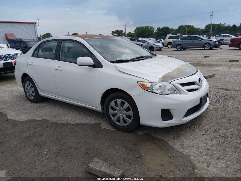 2011 Toyota Corolla VIN JTDBU4EE5BJ102383 IAAI salvage auction — LEFT FRONT, Salvage (Kansas), sold $1,050 on 2026-07-31 (photo 1)