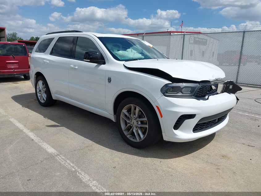 2024 Dodge Durango VIN 1C4RDHDG9RC118416 IAAI salvage auction — FRONT END, Salvage (South Carolina), sold $8,600 on 2026-08-28 (photo 1)