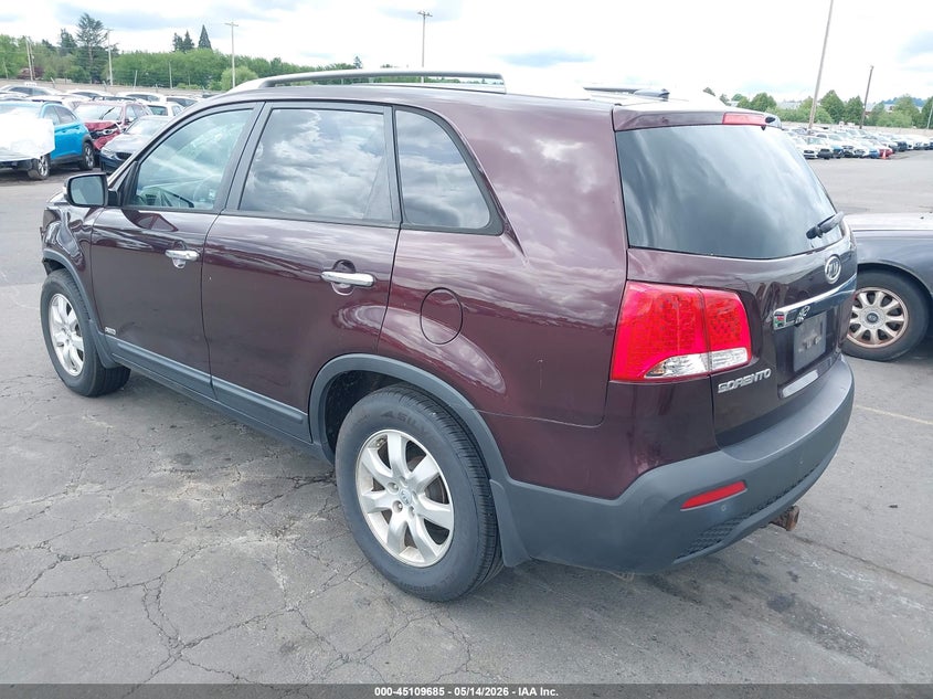 2012 Kia Sorento VIN 5XYKTCA68CG256955 IAAI salvage auction — FRONT END, Salvage (Oregon), sold $600 on 2026-07-16 (photo 3)