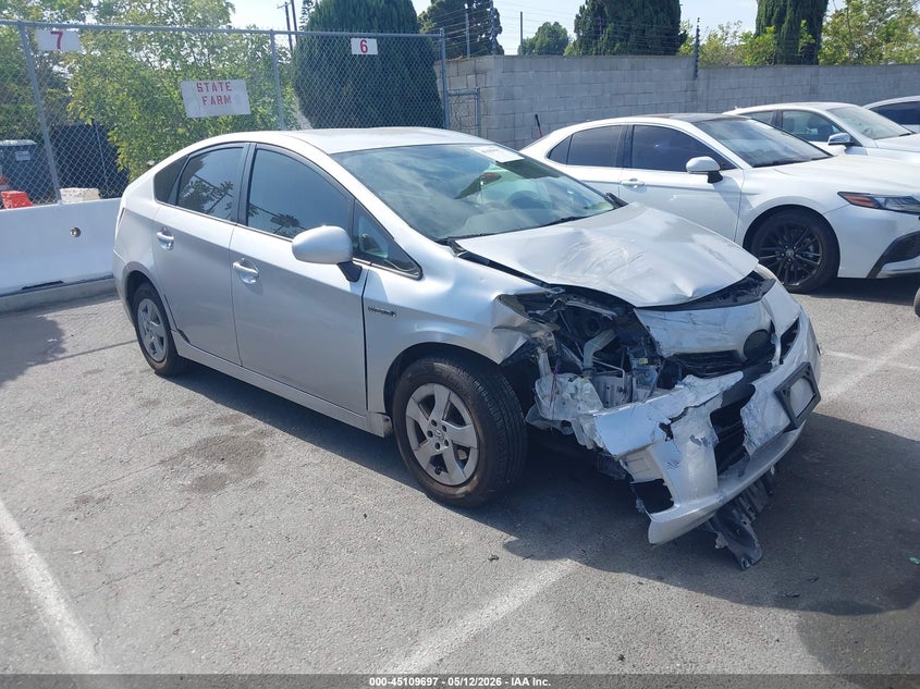 2011 Toyota Prius VIN JTDKN3DU4B0264561 IAAI salvage auction — FRONT END, Salvage (California), sold $600 on 2026-07-30 (photo 1)