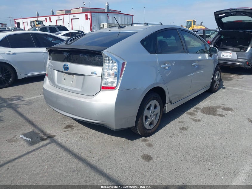 2011 Toyota Prius VIN JTDKN3DU4B0264561 IAAI salvage auction — FRONT END, Salvage (California), sold $600 on 2026-07-30 (photo 4)