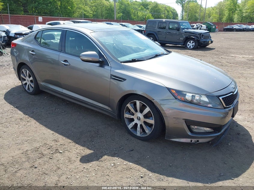 2013 Kia Optima VIN 5XXGR4A61DG136477 IAAI salvage auction — FRONT END, Salvage (Idaho), sold $1,550 on 2026-07-15 (photo 1)