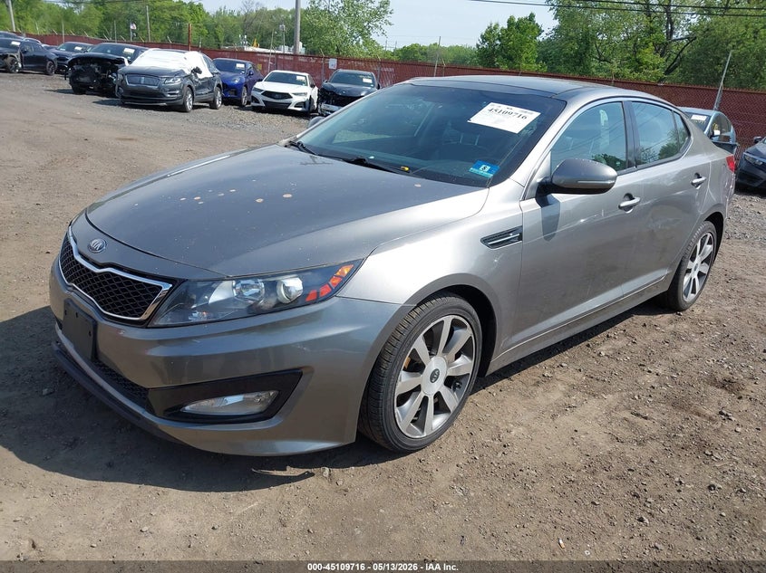 2013 Kia Optima VIN 5XXGR4A61DG136477 IAAI salvage auction — FRONT END, Salvage (Idaho), sold $1,550 on 2026-07-15 (photo 2)