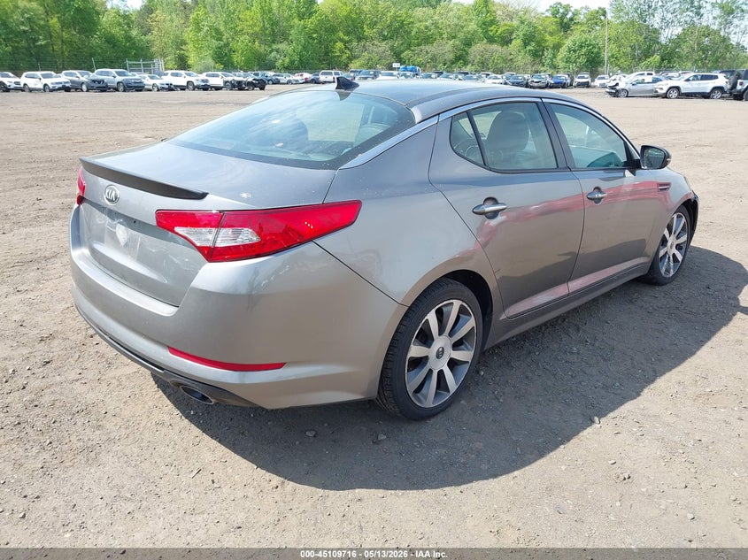 2013 Kia Optima VIN 5XXGR4A61DG136477 IAAI salvage auction — FRONT END, Salvage (Idaho), sold $1,550 on 2026-07-15 (photo 4)