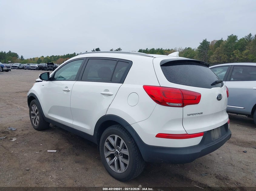 2015 Kia Sportage VIN KNDPBCAC1F7781081 IAAI salvage auction — FRONT END, Salvage (New Hampshire), sold $1,500 on 2026-07-17 (photo 3)