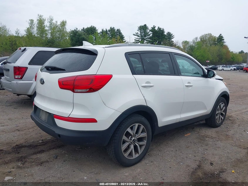 2015 Kia Sportage VIN KNDPBCAC1F7781081 IAAI salvage auction — FRONT END, Salvage (New Hampshire), sold $1,500 on 2026-07-17 (photo 4)