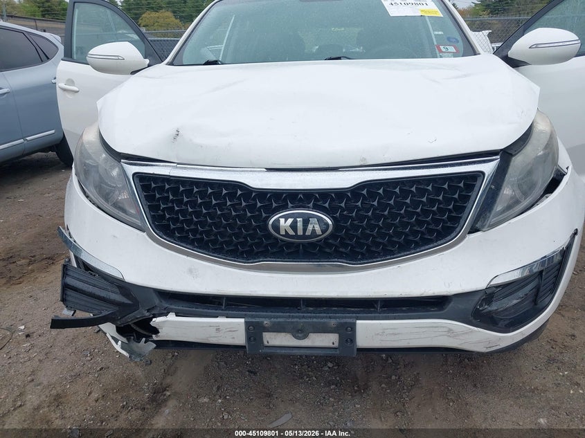 2015 Kia Sportage VIN KNDPBCAC1F7781081 IAAI salvage auction — FRONT END, Salvage (New Hampshire), sold $1,500 on 2026-07-17 (photo 6)