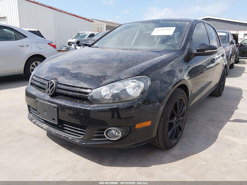 2013 Volkswagen Golf VIN WVWDM7AJ6DW134357 IAAI salvage auction — RIGHT FRONT, Salvage (Oregon), sold $1,400 on 2026-07-28 (photo 2)