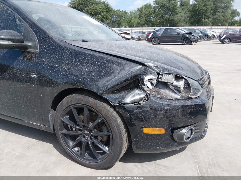 2013 Volkswagen Golf VIN WVWDM7AJ6DW134357 IAAI salvage auction — RIGHT FRONT, Salvage (Oregon), sold $1,400 on 2026-07-28 (photo 6)