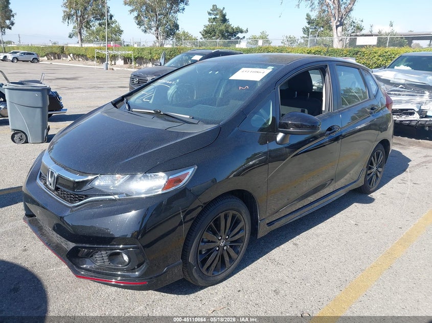 2020 Honda Fit VIN 3HGGK5H65LM725398 IAAI salvage auction — REAR END, Salvage (Illinois), sold $4,150 on 2026-07-09 (photo 2)