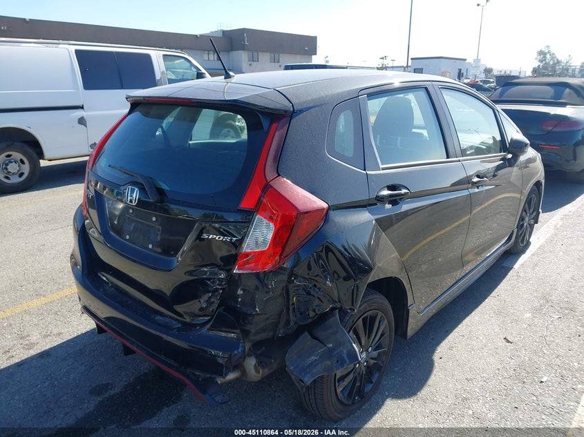 2020 Honda Fit VIN 3HGGK5H65LM725398 IAAI salvage auction — REAR END, Salvage (Illinois), sold $4,150 on 2026-07-09 (photo 4)