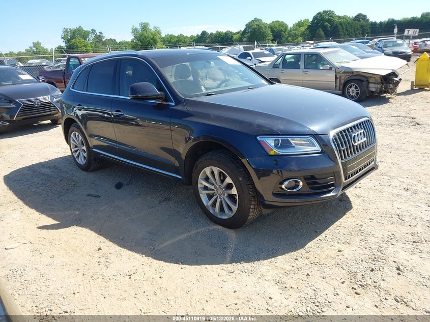 2017 Audi Q5 VIN WA1C2AFP3HA045404 IAAI salvage auction — LEFT SIDE, Salvage (North Carolina), sold $1,775 on 2026-07-13 (photo 1)