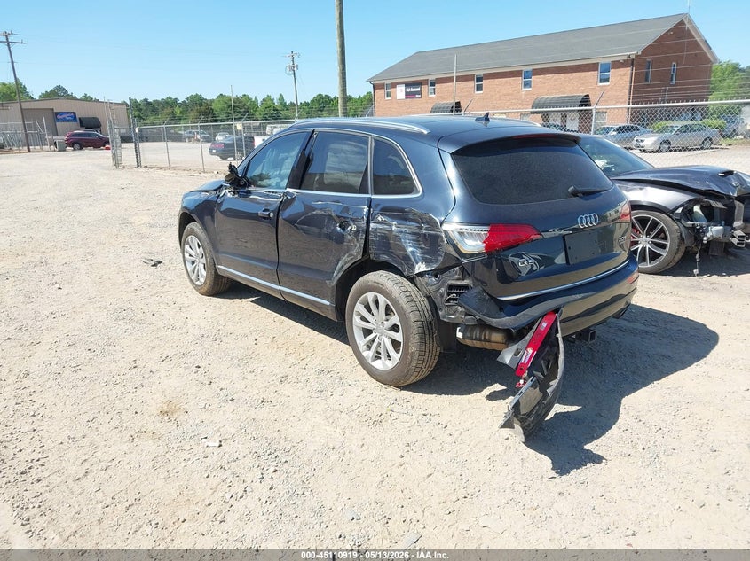2017 Audi Q5 VIN WA1C2AFP3HA045404 IAAI salvage auction — LEFT SIDE, Salvage (North Carolina), sold $1,775 on 2026-07-13 (photo 3)