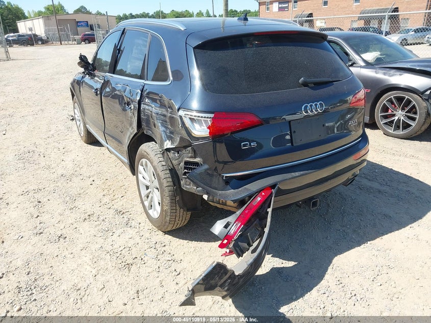 2017 Audi Q5 VIN WA1C2AFP3HA045404 IAAI salvage auction — LEFT SIDE, Salvage (North Carolina), sold $1,775 on 2026-07-13 (photo 6)
