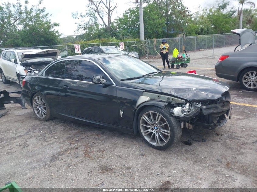2012 BMW 3er VIN WBADX7C50CE744781 IAAI salvage auction — FRONT END, Rebuildable (Florida), sold $1,000 on 2026-07-13 (photo 1)