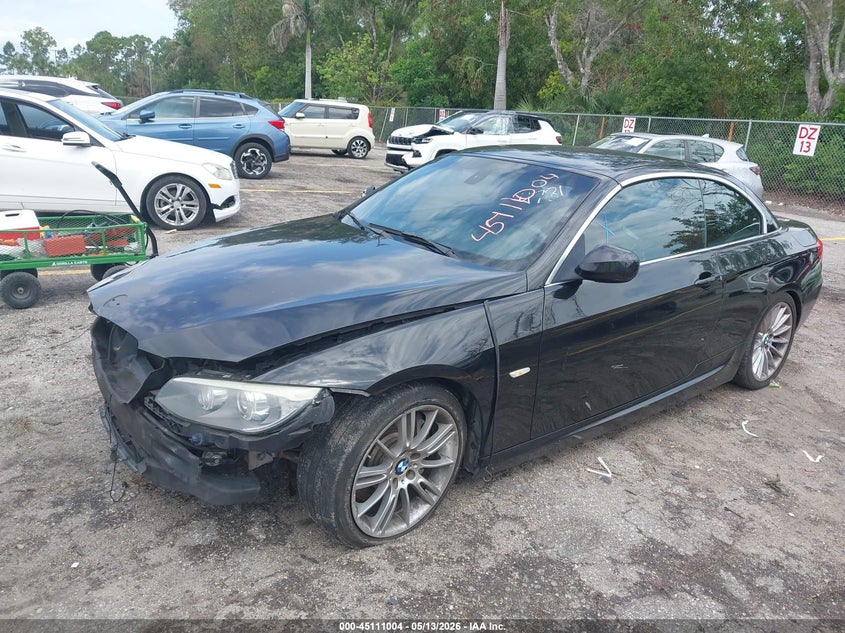 2012 BMW 3er VIN WBADX7C50CE744781 IAAI salvage auction — FRONT END, Rebuildable (Florida), sold $1,000 on 2026-07-13 (photo 2)