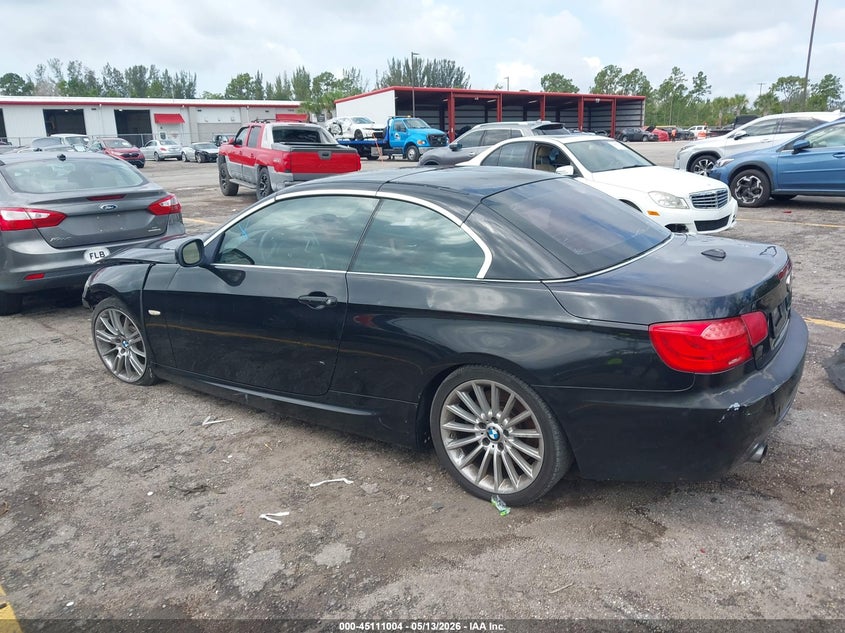 2012 BMW 3er VIN WBADX7C50CE744781 IAAI salvage auction — FRONT END, Rebuildable (Florida), sold $1,000 on 2026-07-13 (photo 3)