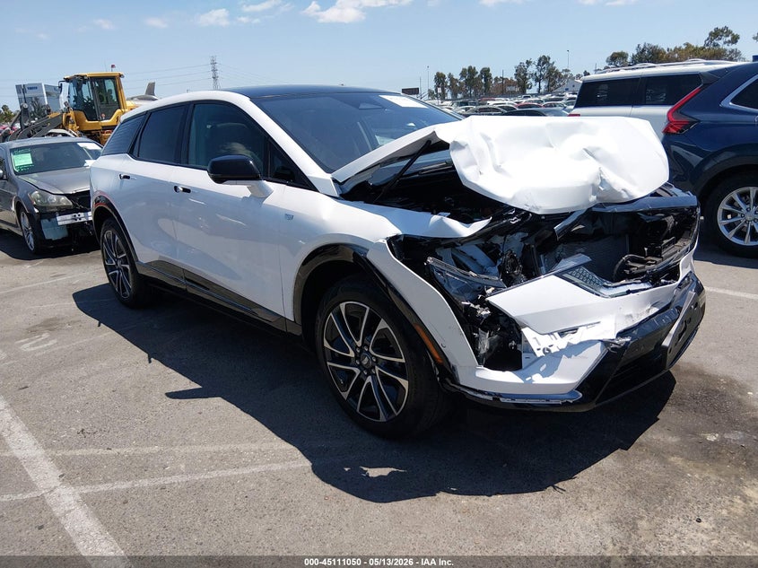 2025 Cadillac Optiq VIN 3GYK3GMR2SS207139 IAAI salvage auction — Front End, Salvage (California), sold $12,375 on 2026-06-22 (photo 1)