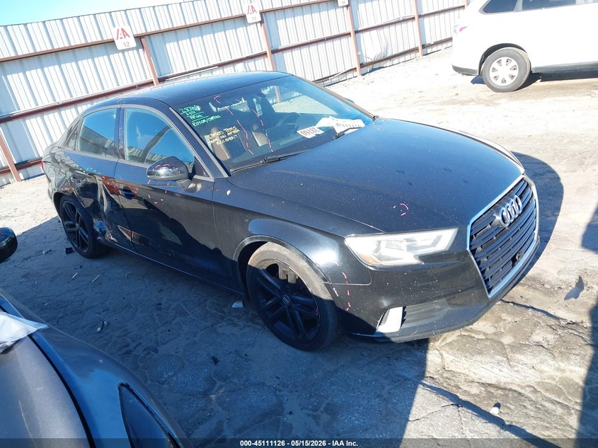 2018 Audi A3 VIN WAUAUGFF7J1023765 IAAI salvage auction — RIGHT SIDE, Salvage (Georgia), sold $2,200 on 2026-07-29 (photo 1)