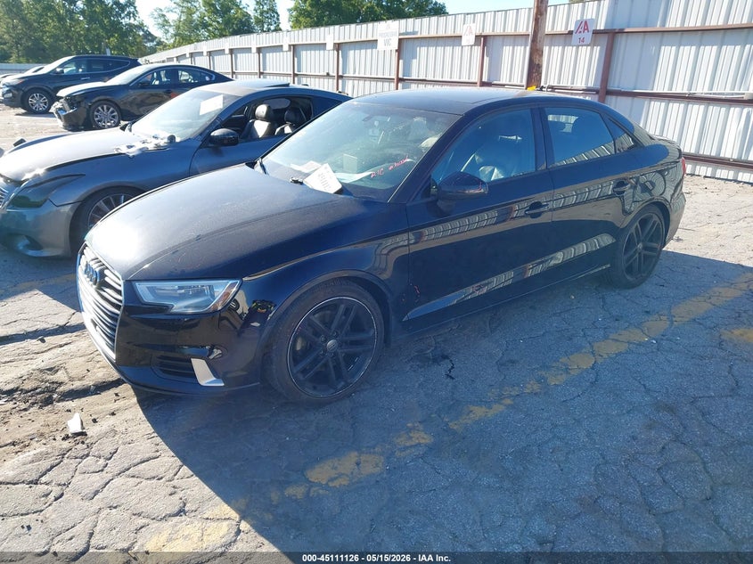 2018 Audi A3 VIN WAUAUGFF7J1023765 IAAI salvage auction — RIGHT SIDE, Salvage (Georgia), sold $2,200 on 2026-07-29 (photo 2)