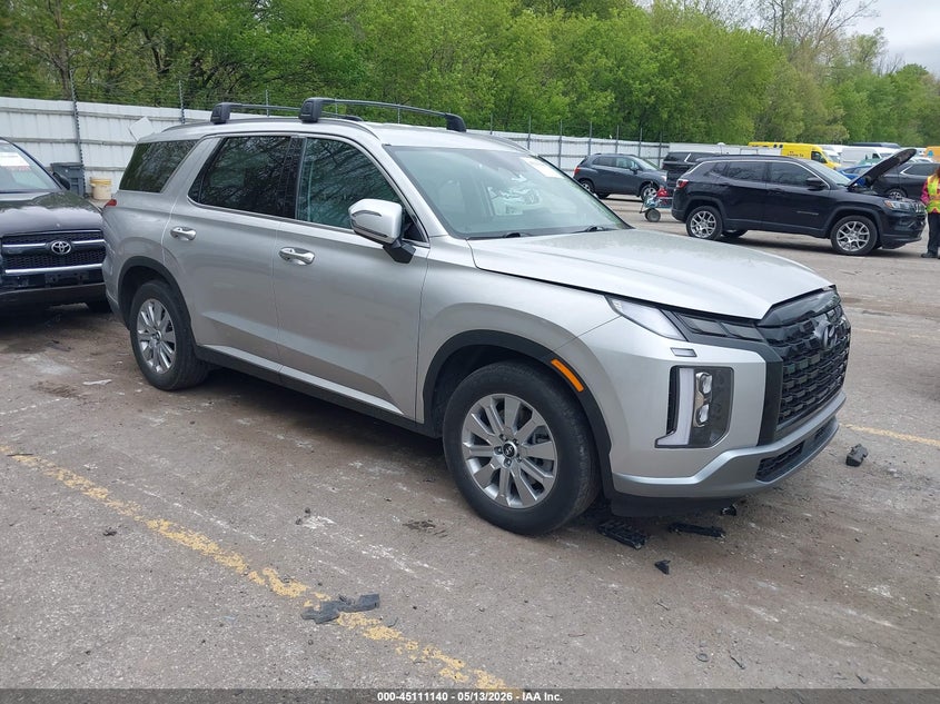 2025 Hyundai Palisade VIN KM8R24GE4SU855494 IAAI salvage auction — LEFT SIDE, Clear (Michigan), sold $14,100 on 2026-07-20 (photo 1)