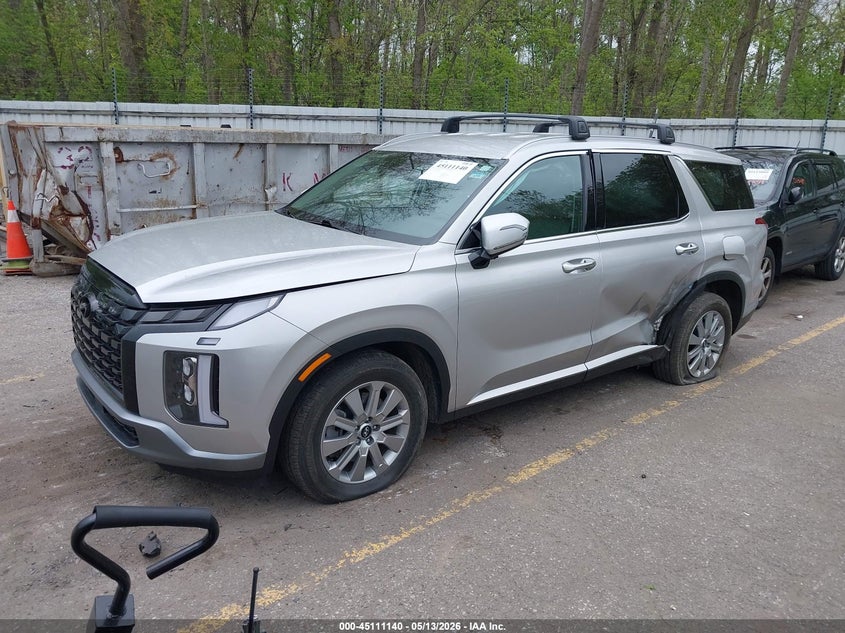2025 Hyundai Palisade VIN KM8R24GE4SU855494 IAAI salvage auction — LEFT SIDE, Clear (Michigan), sold $14,100 on 2026-07-20 (photo 2)