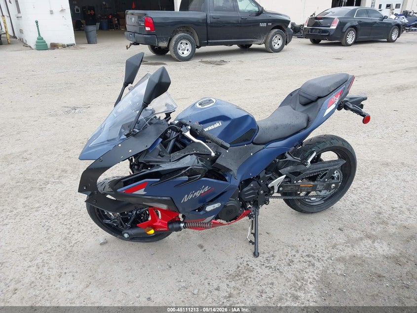 2026 Kawasaki Ninja VIN ML5EXGJ17TDA85429 IAAI salvage auction — FRONT END, Salvage (New Hampshire), sold $1,000 on 2026-09-19 (photo 2)