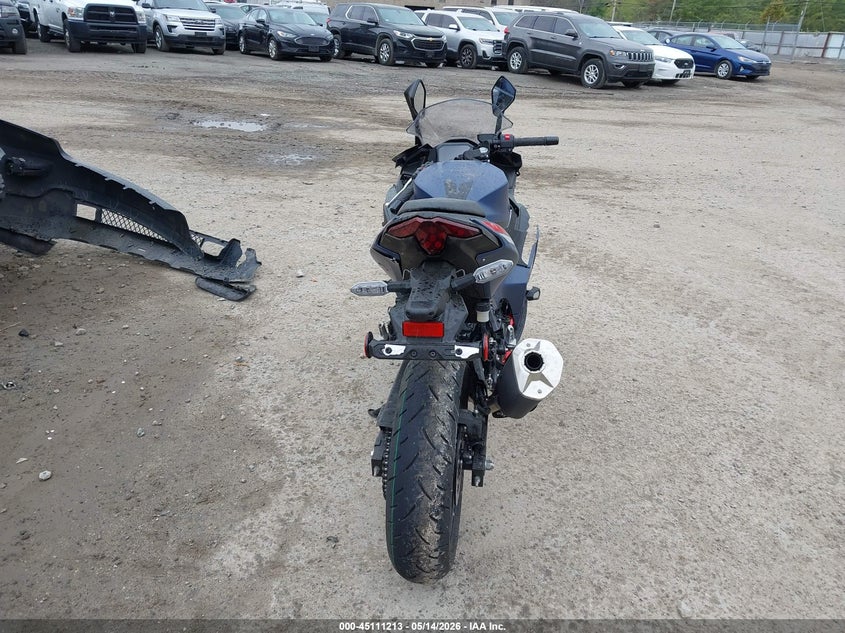 2026 Kawasaki Ninja VIN ML5EXGJ17TDA85429 IAAI salvage auction — FRONT END, Salvage (New Hampshire), sold $1,000 on 2026-09-19 (photo 6)