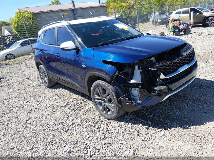 2023 Kia Seltos VIN KNDEUCAA4P7390928 IAAI salvage auction — FRONT END, Salvage Title, sold $4,450 on 2026-07-09 (photo 1)
