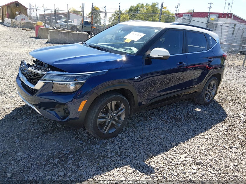 2023 Kia Seltos VIN KNDEUCAA4P7390928 IAAI salvage auction — FRONT END, Salvage Title, sold $4,450 on 2026-07-09 (photo 2)