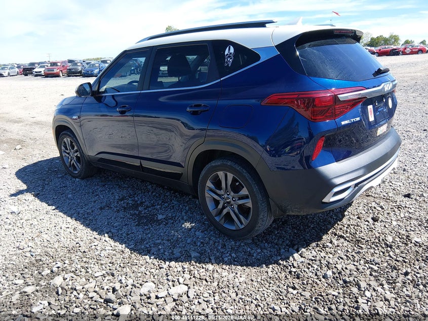 2023 Kia Seltos VIN KNDEUCAA4P7390928 IAAI salvage auction — FRONT END, Salvage Title, sold $4,450 on 2026-07-09 (photo 3)
