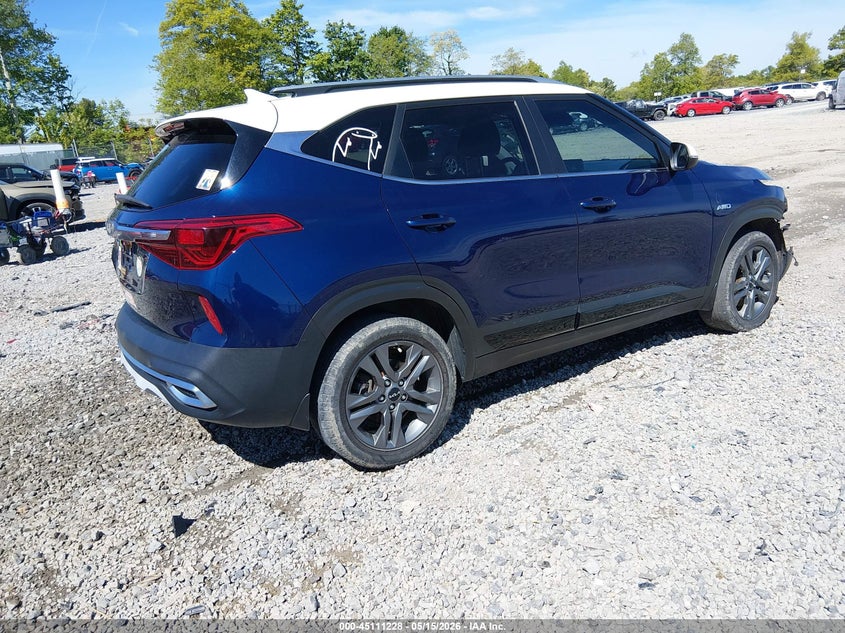 2023 Kia Seltos VIN KNDEUCAA4P7390928 IAAI salvage auction — FRONT END, Salvage Title, sold $4,450 on 2026-07-09 (photo 4)