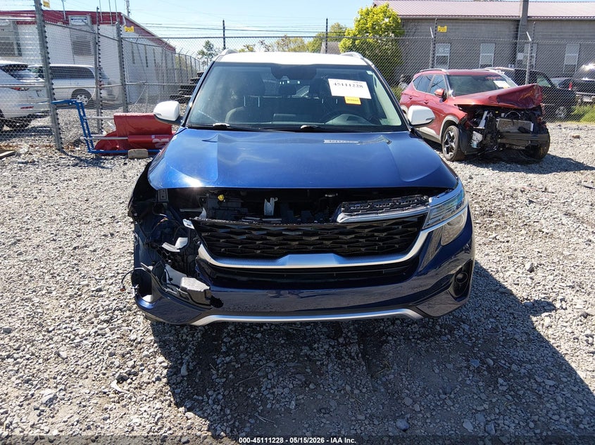2023 Kia Seltos VIN KNDEUCAA4P7390928 IAAI salvage auction — FRONT END, Salvage Title, sold $4,450 on 2026-07-09 (photo 6)