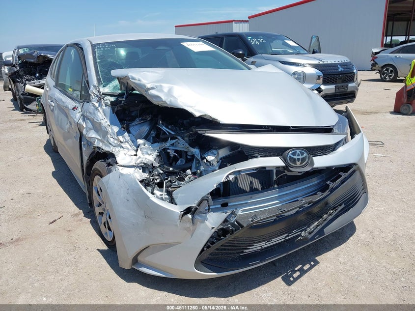 2026 Toyota Corolla VIN 5YFB4MDE1TP413663 IAAI salvage auction — FRONT END, Salvage (Texas), sold $4,050 on 2026-07-21 (photo 1)