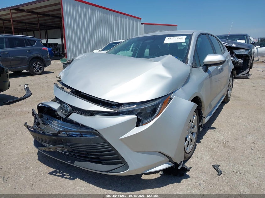 2026 Toyota Corolla VIN 5YFB4MDE1TP413663 IAAI salvage auction — FRONT END, Salvage (Texas), sold $4,050 on 2026-07-21 (photo 2)
