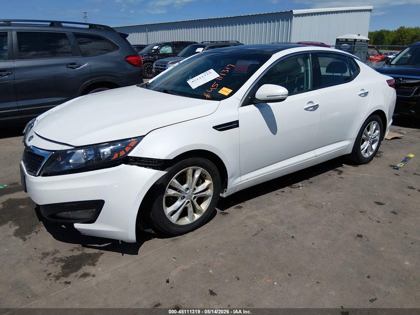 2012 Kia Optima VIN 5XXGN4A74CG021262 IAAI salvage auction — FRONT END, Salvage (Ohio), sold $25 on 2026-07-28 (photo 2)