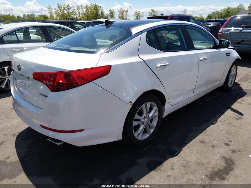 2012 Kia Optima VIN 5XXGN4A74CG021262 IAAI salvage auction — FRONT END, Salvage (Ohio), sold $25 on 2026-07-28 (photo 4)