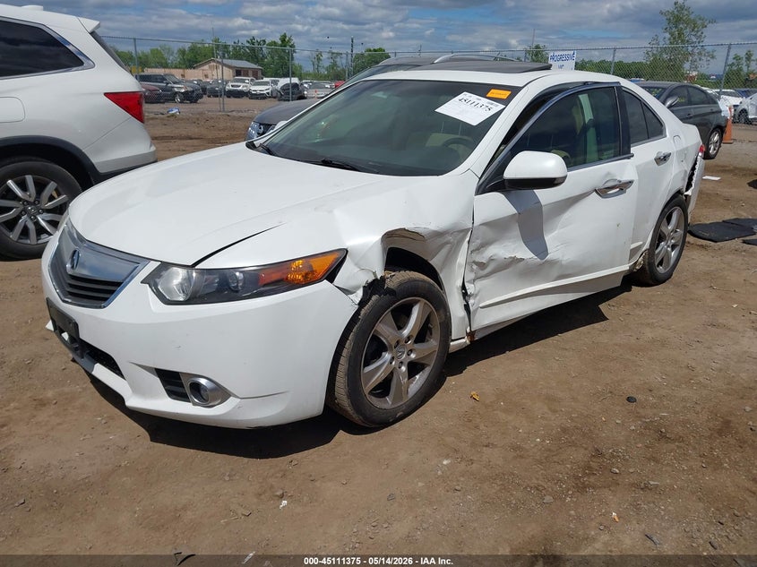 2012 Acura Tsx VIN JH4CU2F4XCC027635 IAAI salvage auction — FRONT & REAR, Salvage (Ohio), sold $550 on 2026-07-23 (photo 2)