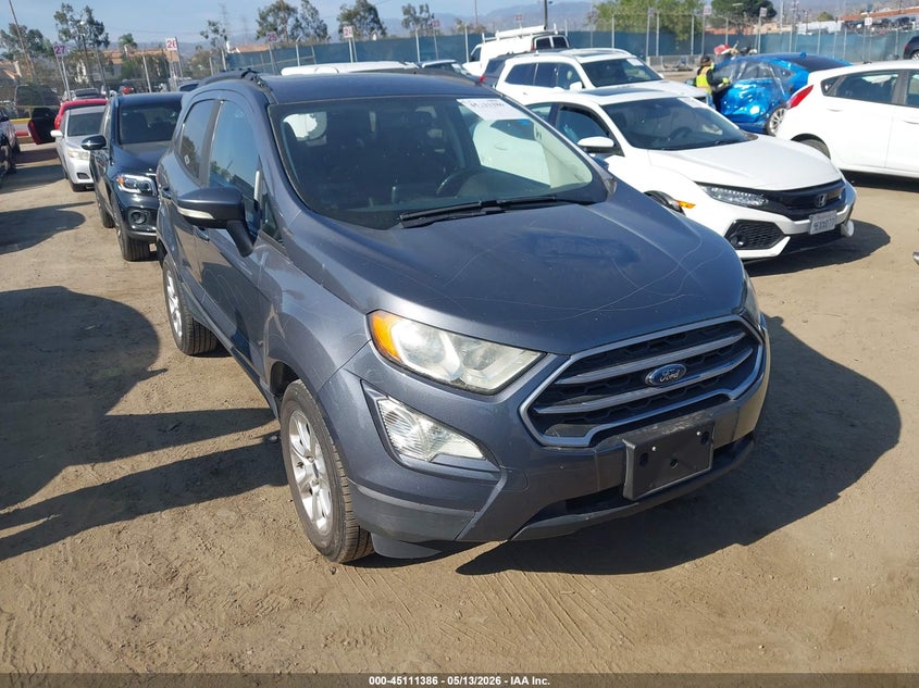 2019 Ford Ecosport VIN MAJ3S2GE1KC272357 IAAI salvage auction — VANDALISM, Salvage (California), sold $1,000 on 2026-07-22 (photo 1)