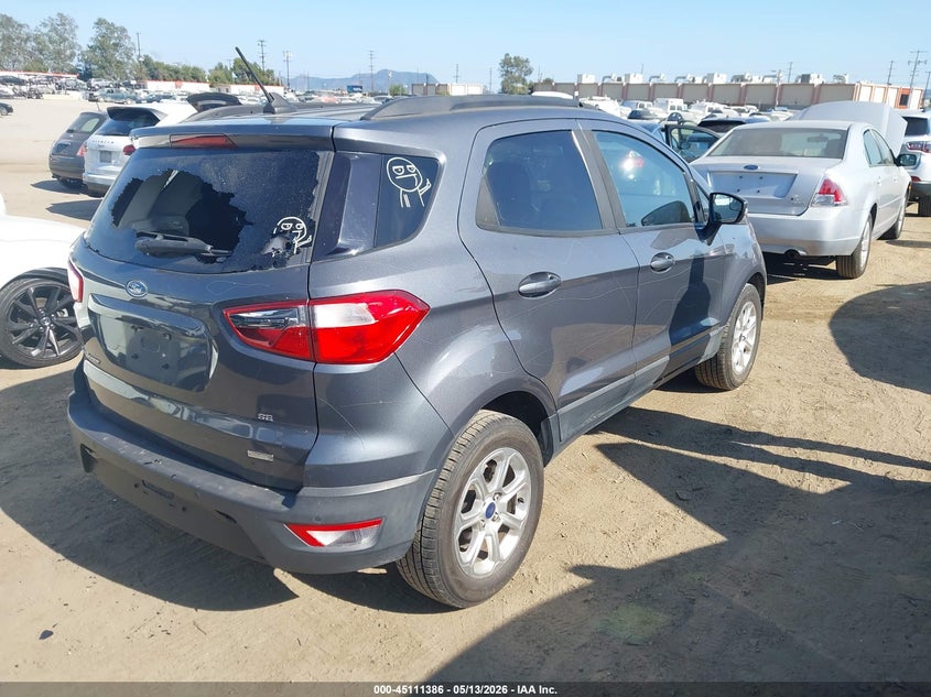 2019 Ford Ecosport VIN MAJ3S2GE1KC272357 IAAI salvage auction — VANDALISM, Salvage (California), sold $1,000 on 2026-07-22 (photo 4)
