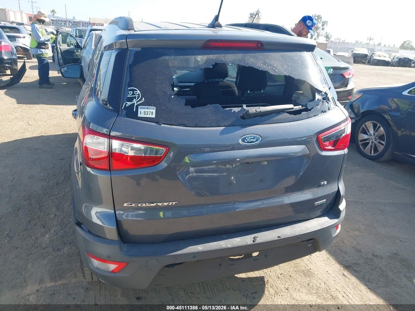 2019 Ford Ecosport VIN MAJ3S2GE1KC272357 IAAI salvage auction — VANDALISM, Salvage (California), sold $1,000 on 2026-07-22 (photo 6)