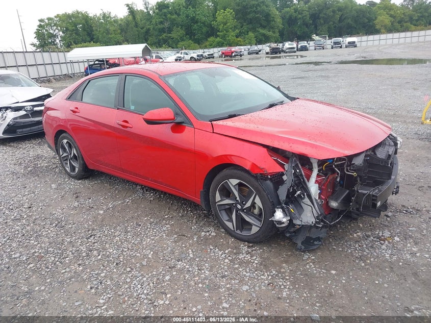 2023 Hyundai Elantra VIN 5NPLS4AG2PH113424 IAAI salvage auction — RIGHT FRONT, Salvage (Georgia), sold $4,500 on 2026-07-27 (photo 1)
