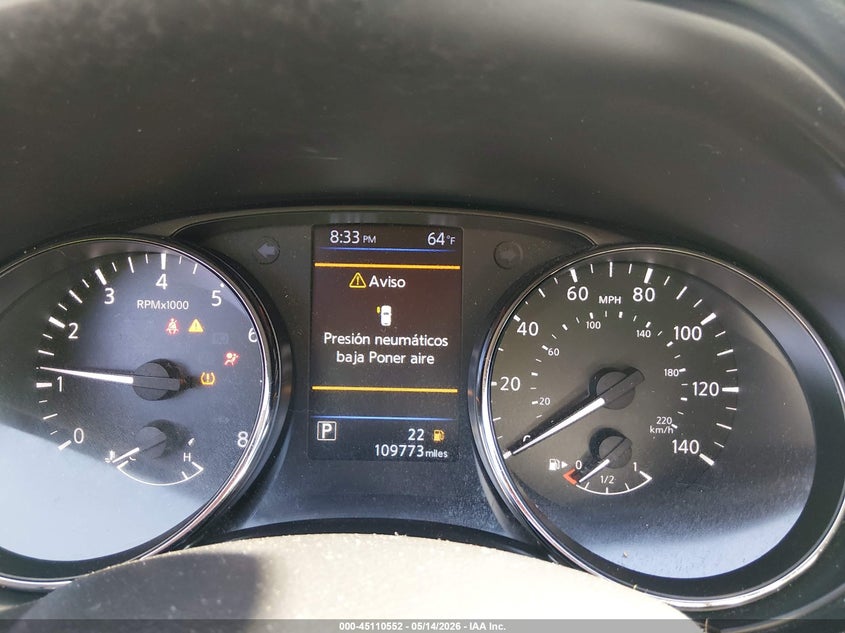 2022 Nissan Rogue VIN JN1BJ1BW0NW480190 IAAI salvage auction — FRONT END, Salvage (Alabama), sold $3,650 on 2026-07-13 (photo 7)
