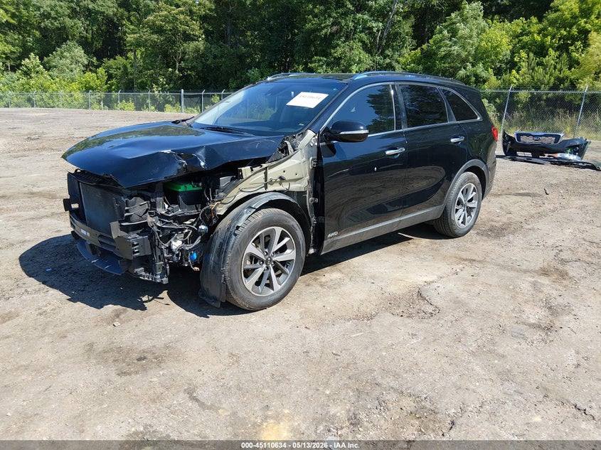 2019 Kia Sorento VIN 5XYPHDA54KG500684 IAAI salvage auction — FRONT END, Salvage (Mississippi), sold $3,350 on 2026-07-25 (photo 2)