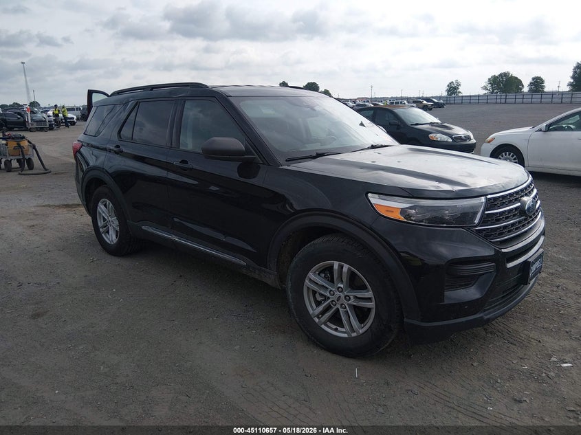 2022 Ford Explorer VIN 1FMSK7DH4NGA29393 IAAI salvage auction — HAIL, Salvage (Arkansas), sold $6,850 on 2026-07-09 (photo 1)
