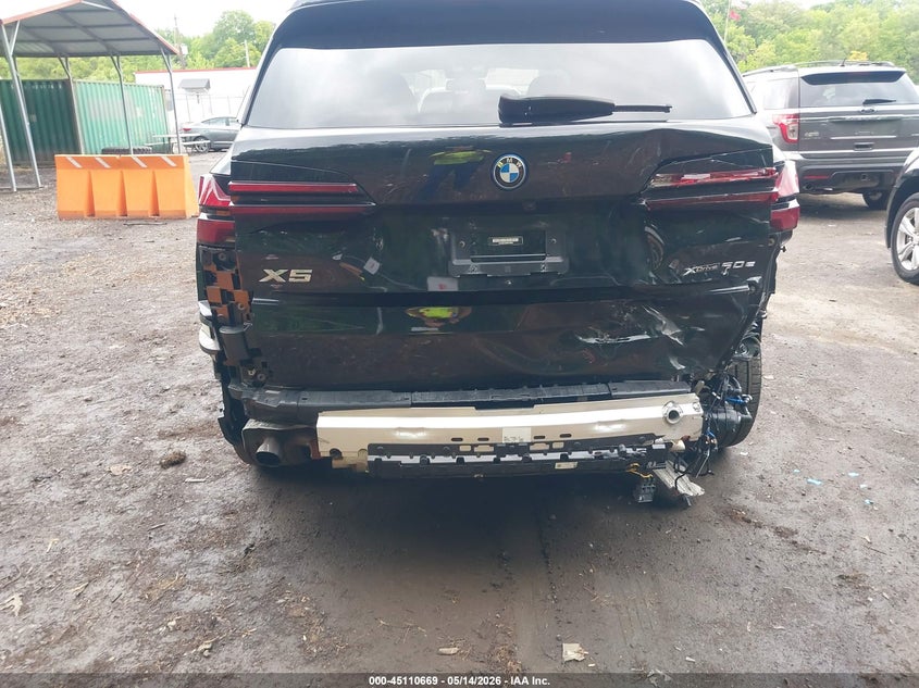 2024 BMW X5 VIN 5UX43EU0XR9T20353 IAAI salvage auction — REAR END, Salvage - 75% Or Less (Maryland), sold $34,800 on 2026-07-06 (photo 6)