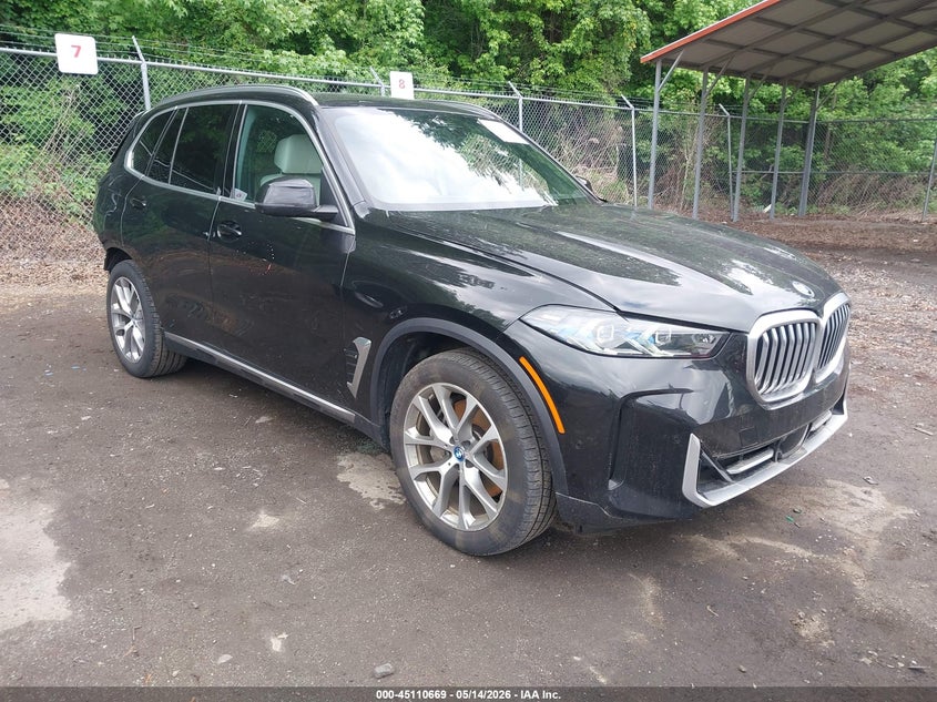 2024 BMW X5 VIN 5UX43EU0XR9T20353 IAAI salvage auction — REAR END, Salvage - 75% Or Less (Maryland), sold $34,800 on 2026-07-06 (photo 1)