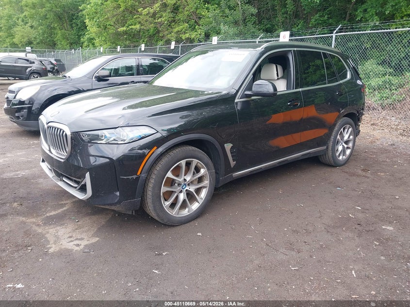 2024 BMW X5 VIN 5UX43EU0XR9T20353 IAAI salvage auction — REAR END, Salvage - 75% Or Less (Maryland), sold $34,800 on 2026-07-06 (photo 2)